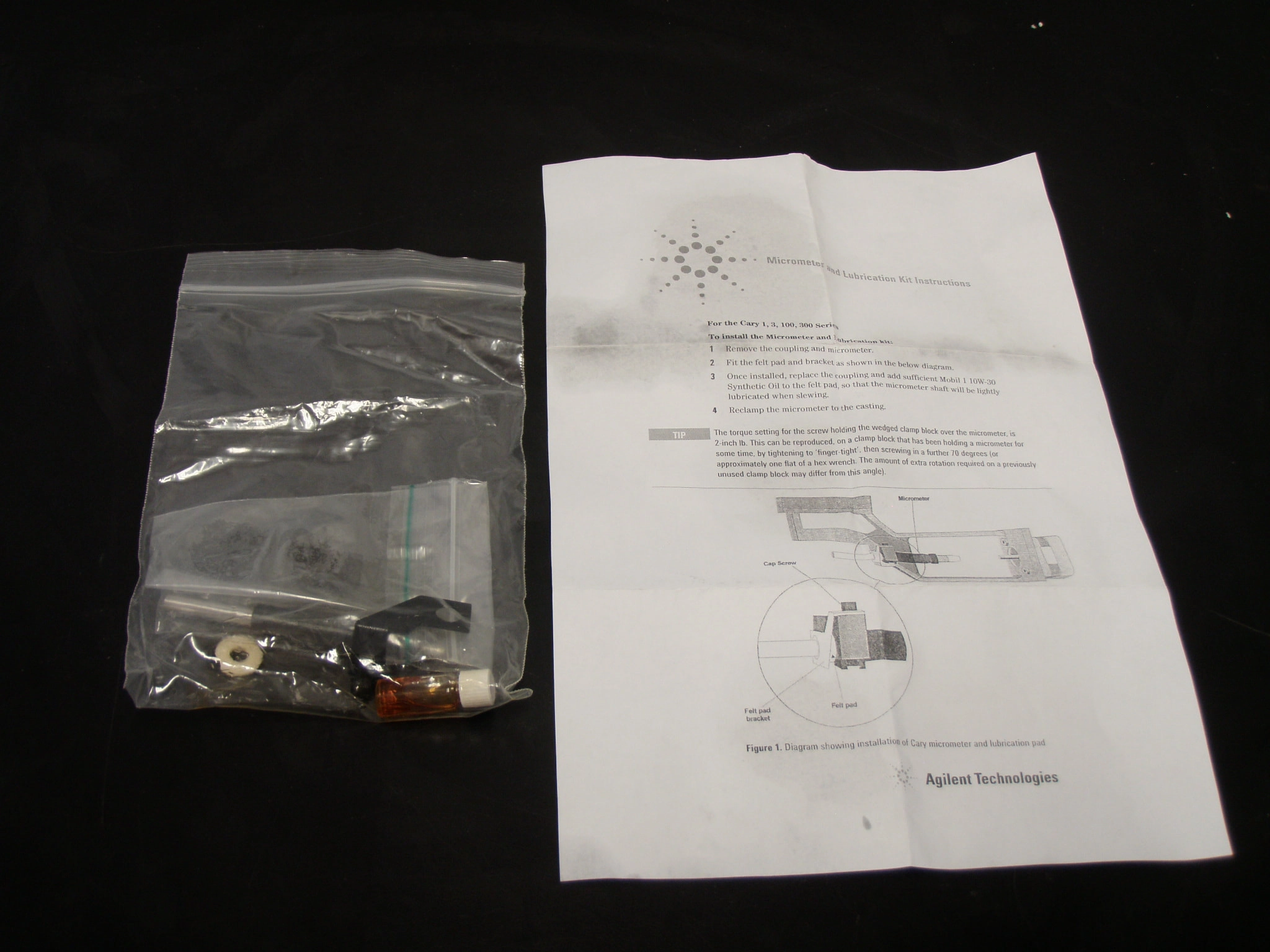 HP / Agilent  Kit Cary 13WL Drive and Lubrication, NEW, 9910078300