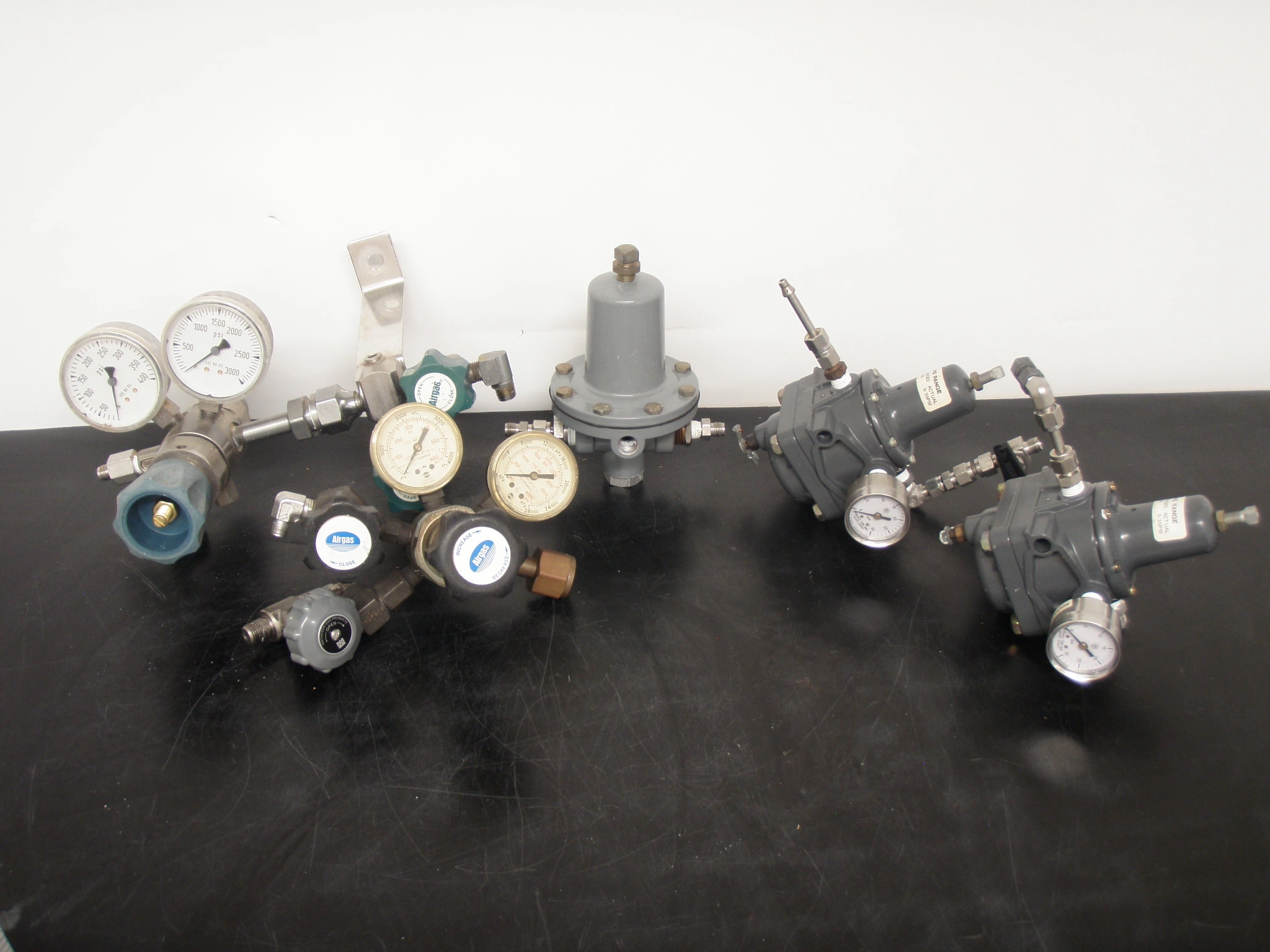 Airgas / Fisher Controls  Assorted Gas Regulators