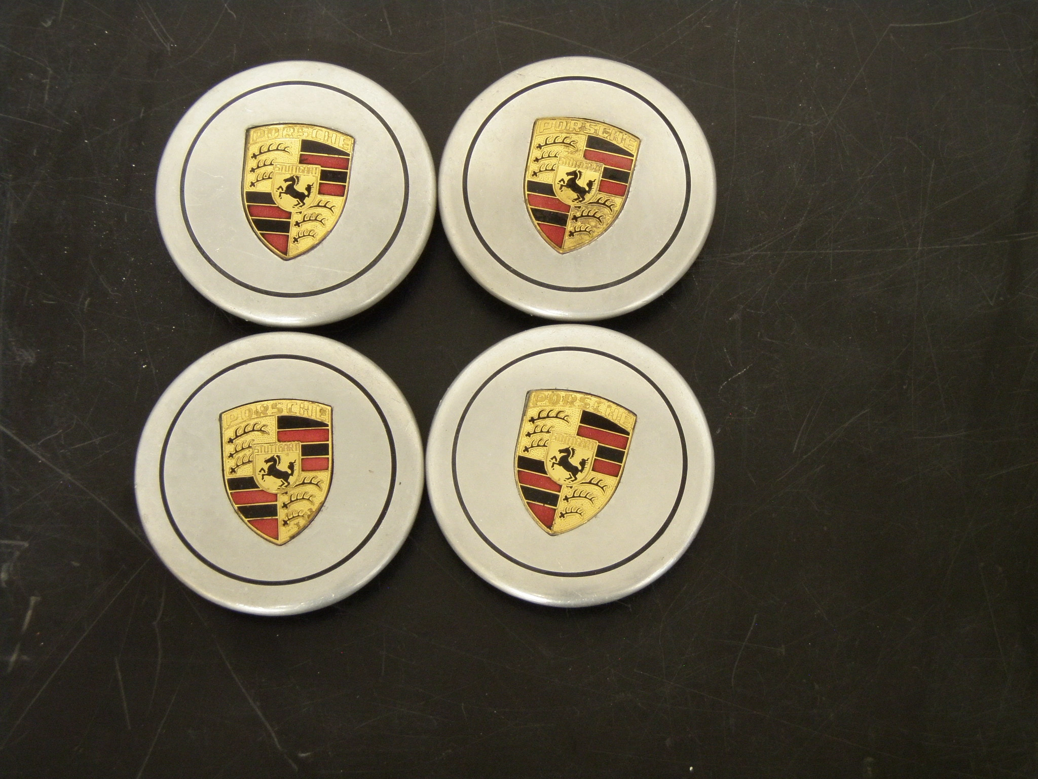 Set of 4  Genuine OEM Porsche 911 Center Wheel Caps