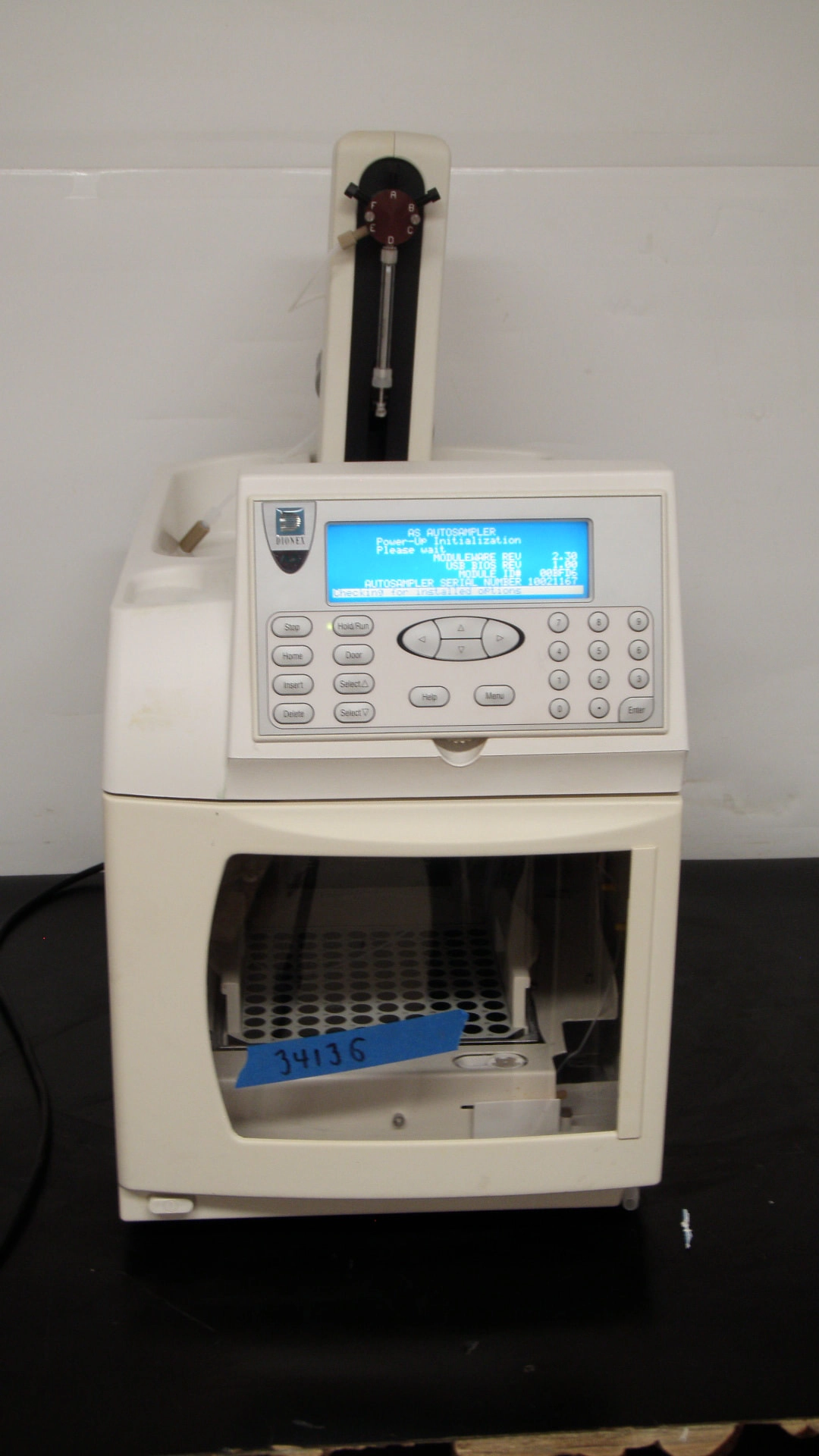 Dionex  Autosampler Model: AS-1, w/ Syringe, Tested