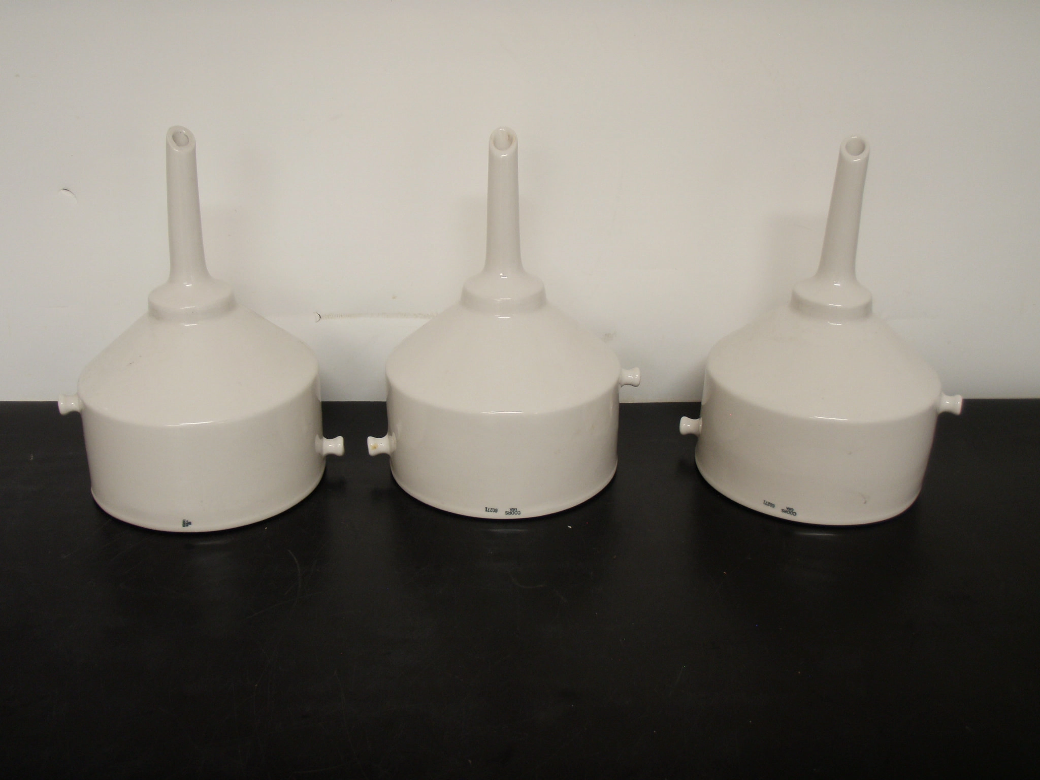 Coors  Three Buchner Funnels, Model 60271 / 06