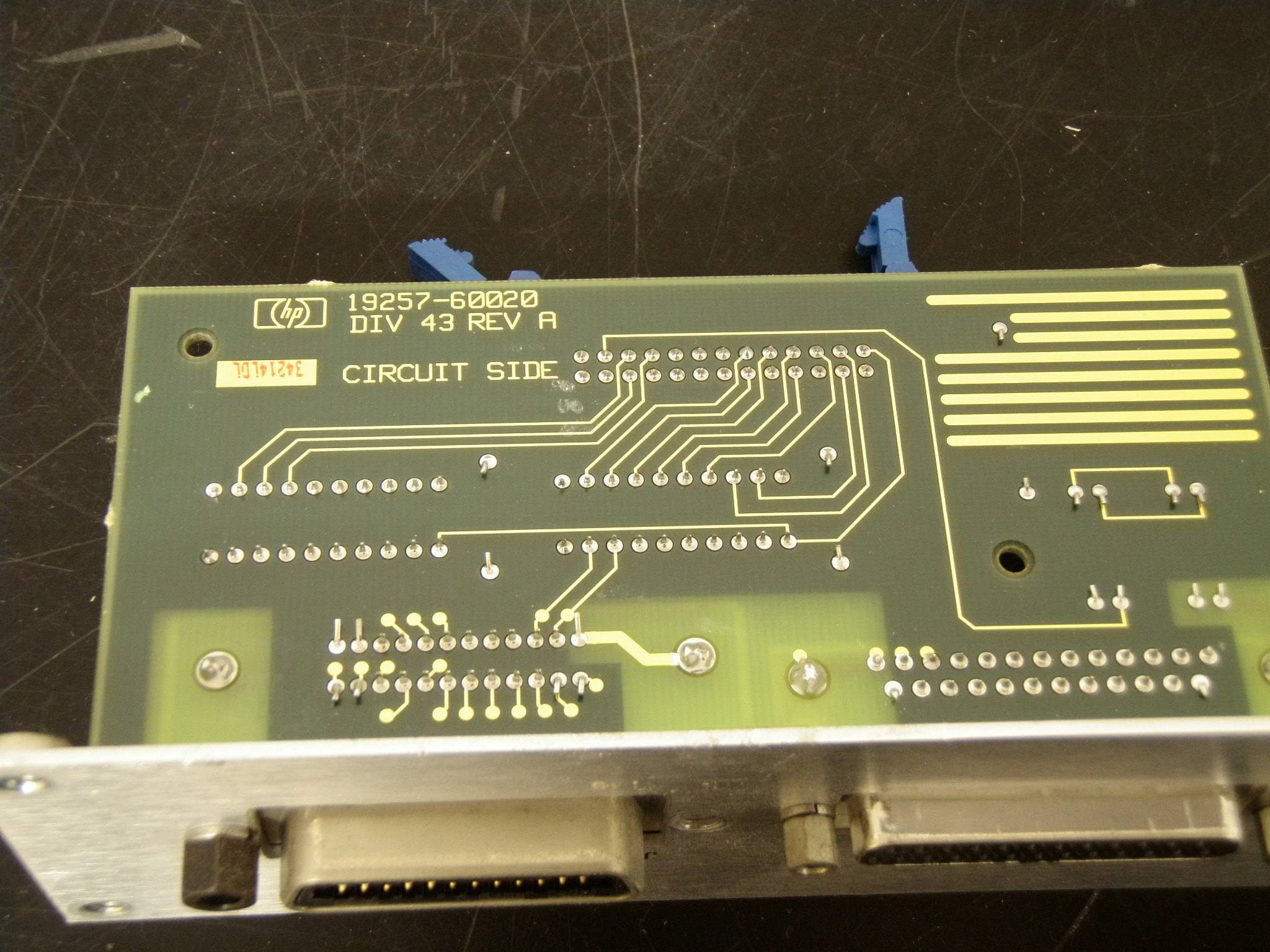 HP / Agilent  5890 GC Rear Panel Connector PCB Assy, Part No. 19257-60020