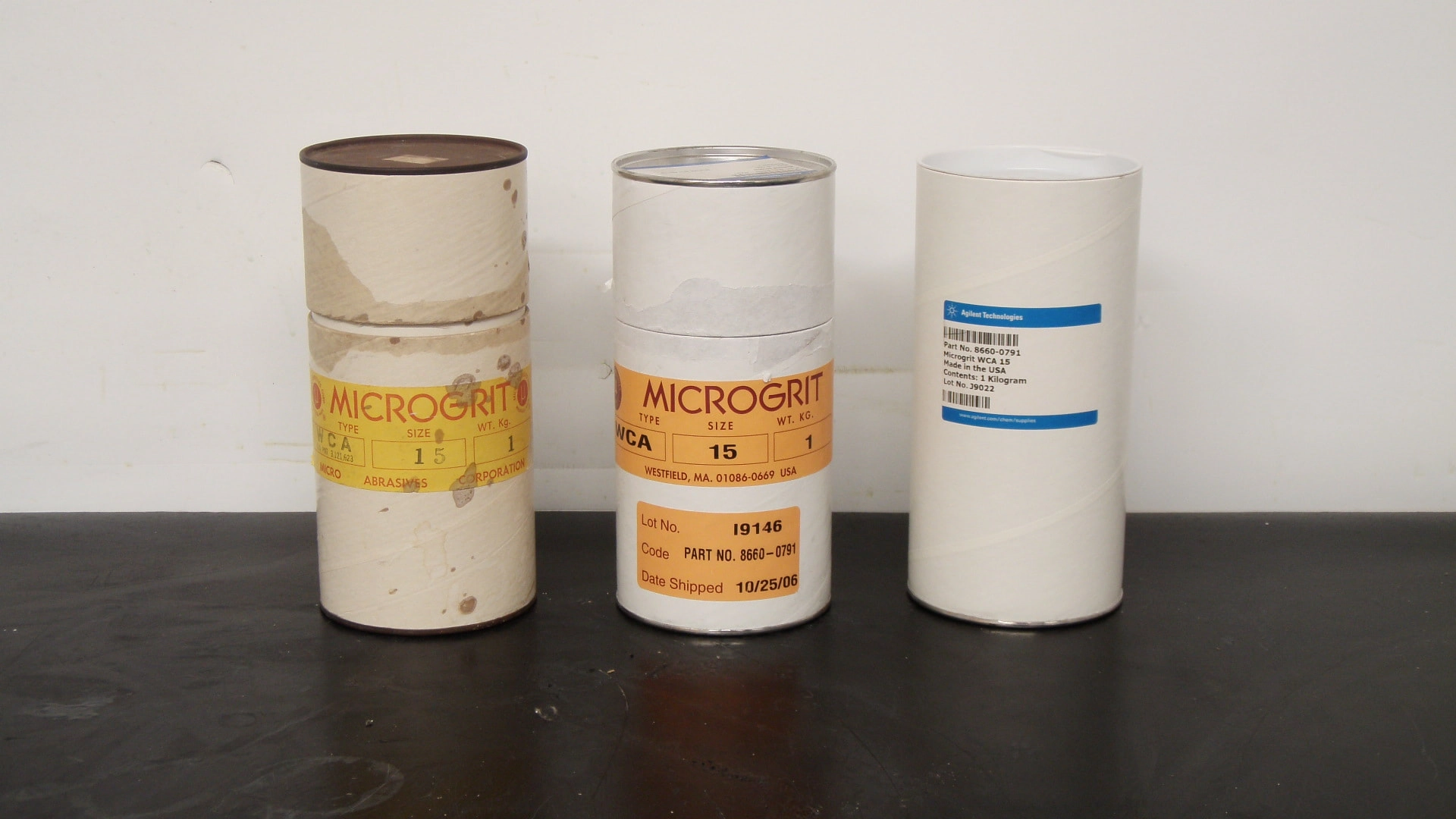 Agilent  3 Containers of Microgrit WCA 15