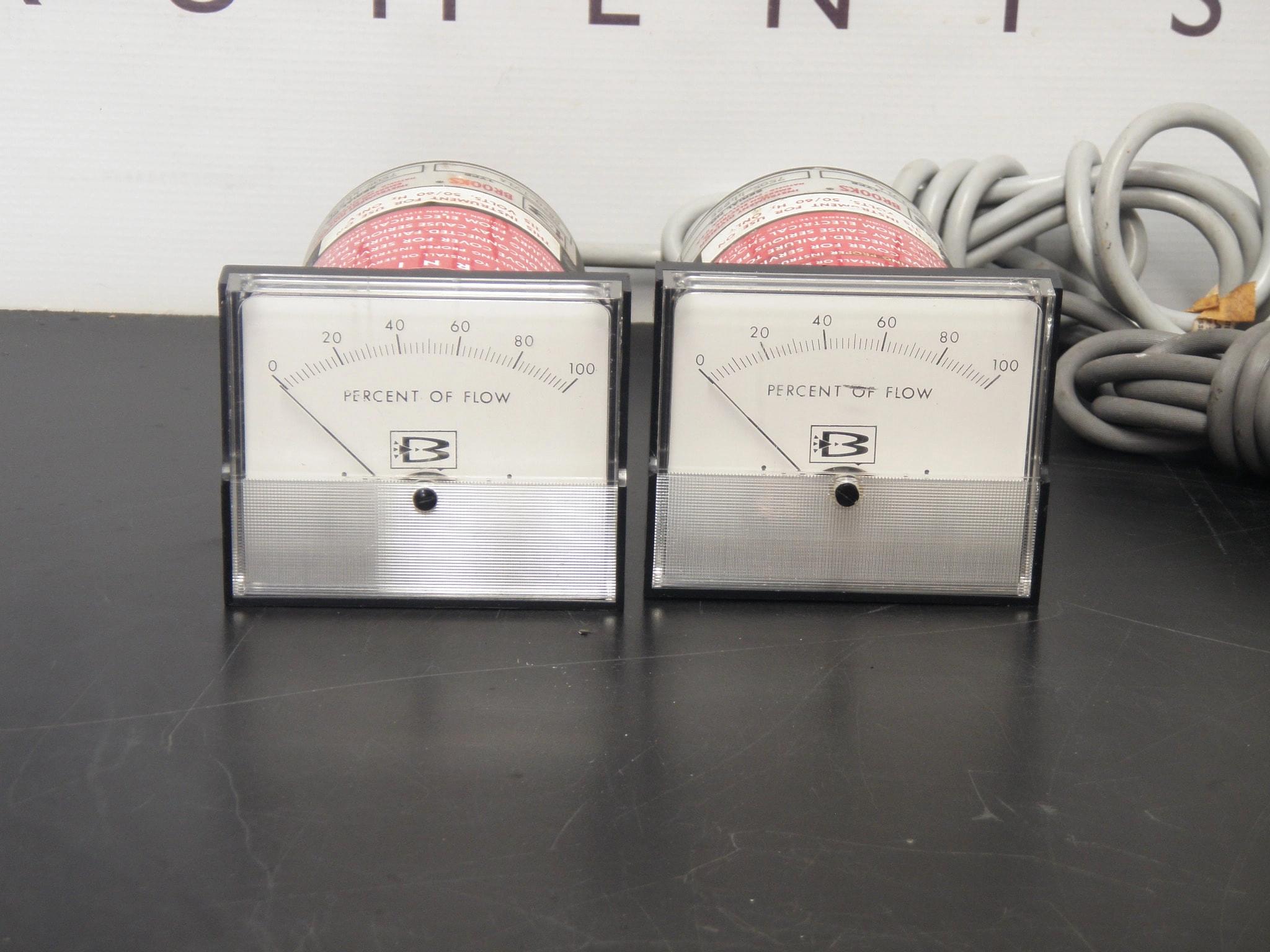 Brooks  Percent of Flow Meters Model 5820 &amp; 5830