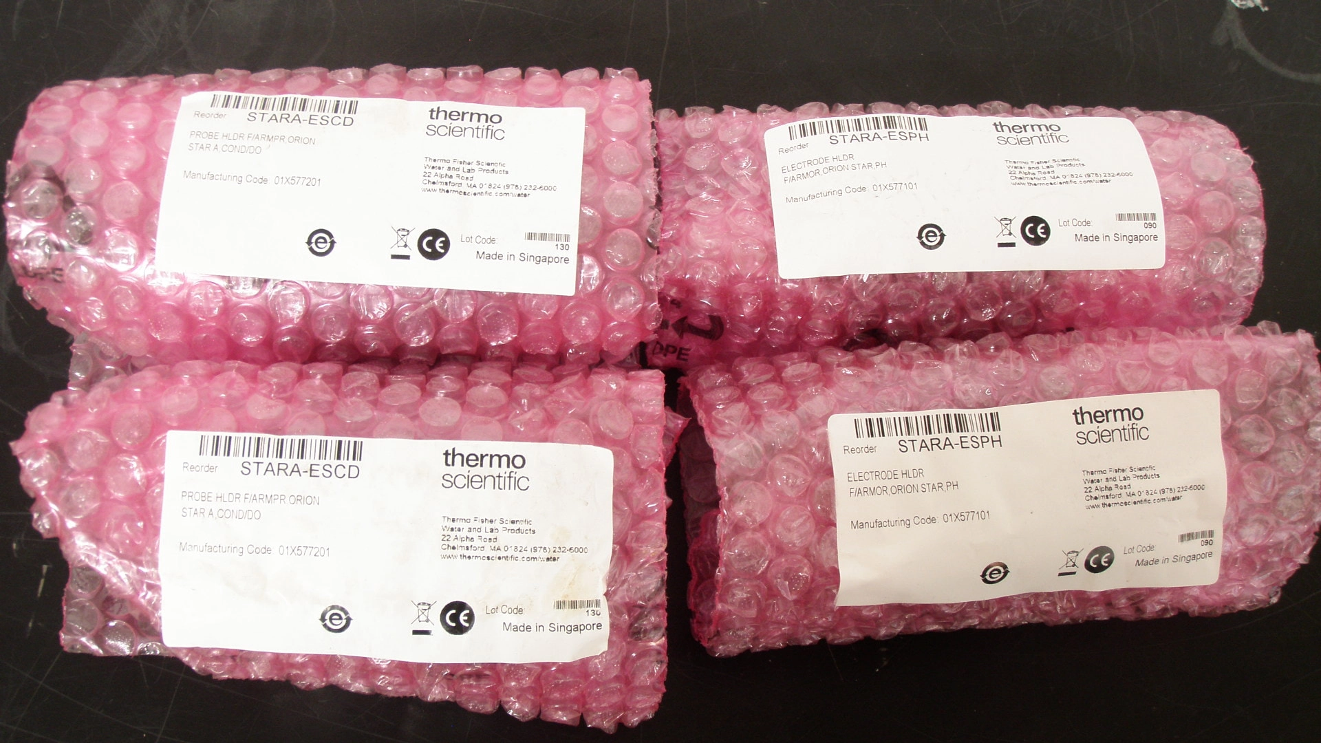 Thermo Scientific  Four Electrode Holders, STARA-ESPH / STARA-ESCD, Brand New!