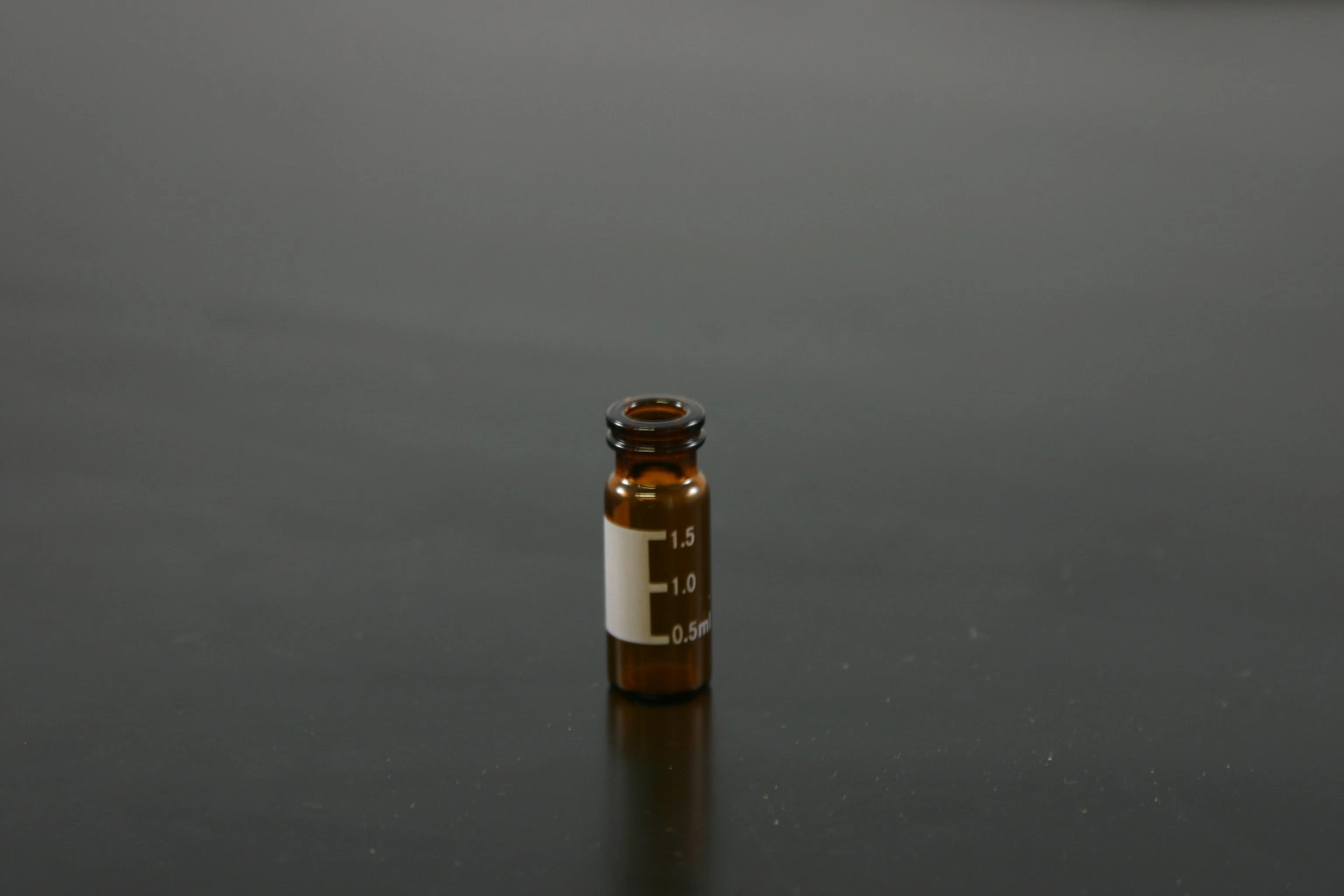 11  mm Large Opening Snap Vials - 1.8mL Amber Vial, w/writing patch, MS Certified, Qty 1000