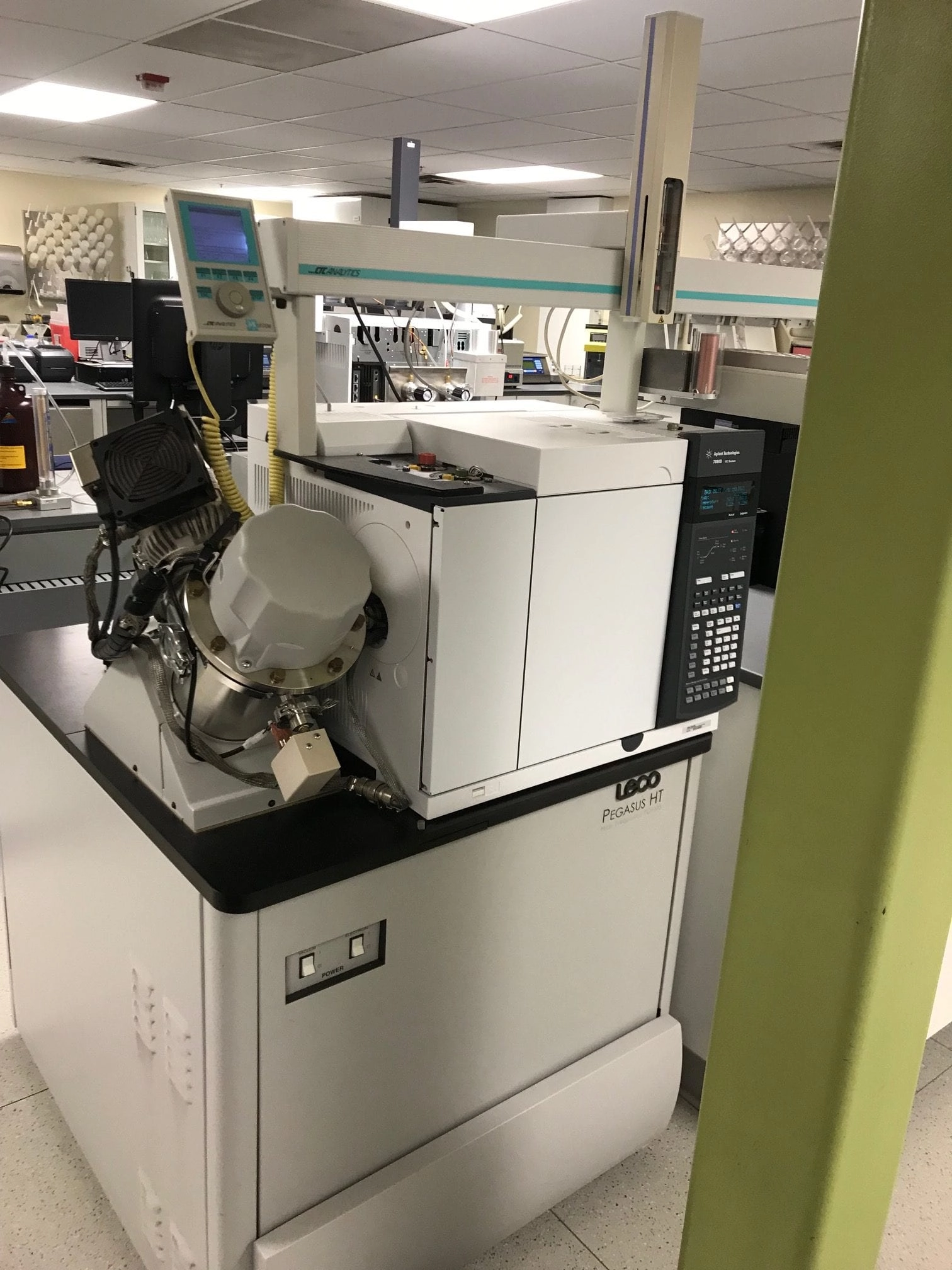 Leco Pegasus GC-TOFMS with Agilent 7890N Oven
