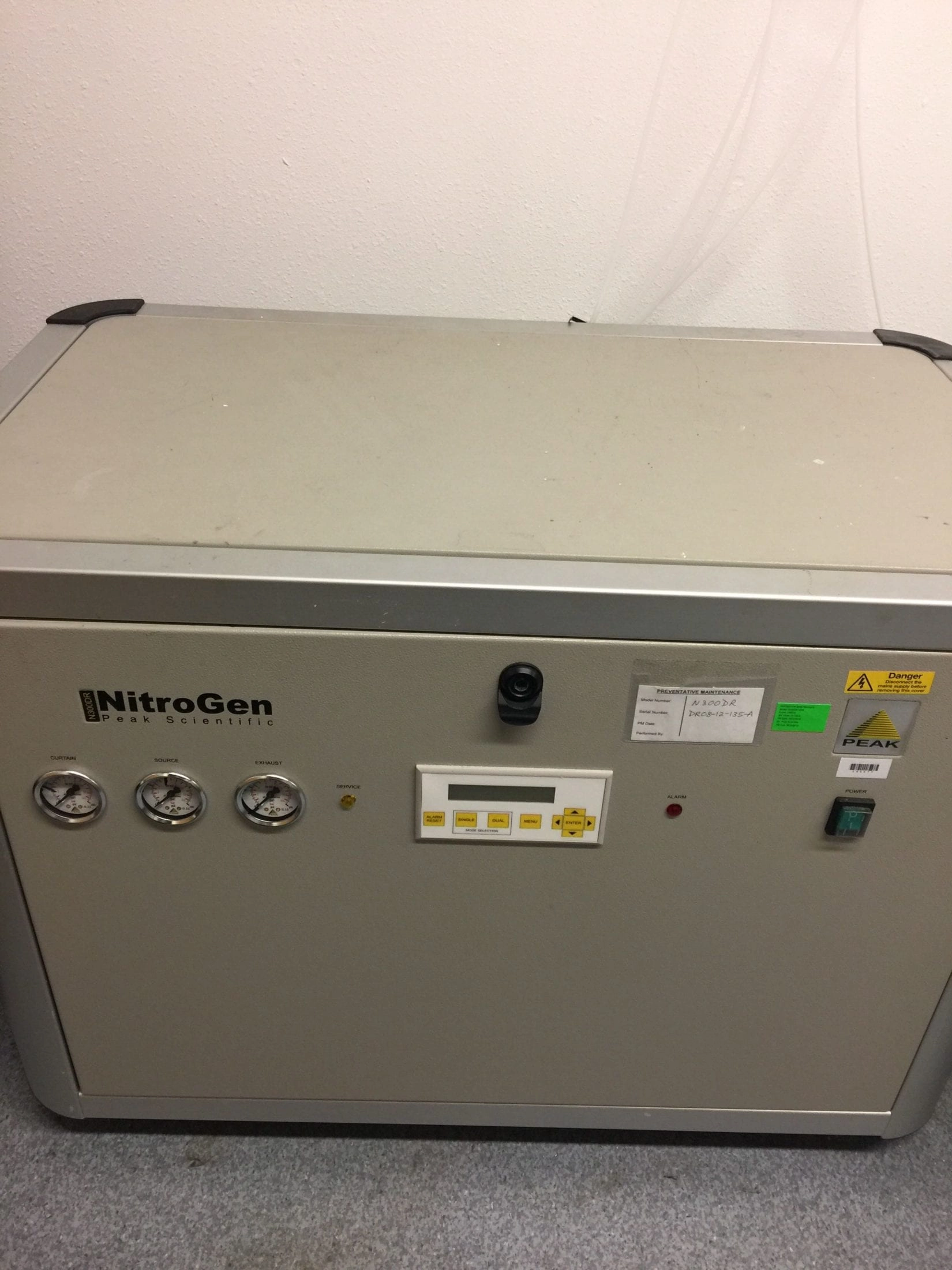 Peak Scientific N300DR Nitrogen Generator