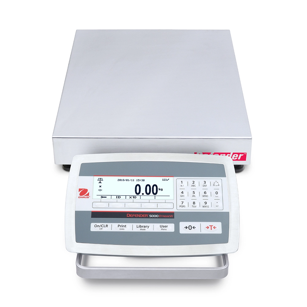 Ohaus D52XW50WQR5 Defender 5000 Low Profile, Washdown Bench Scales