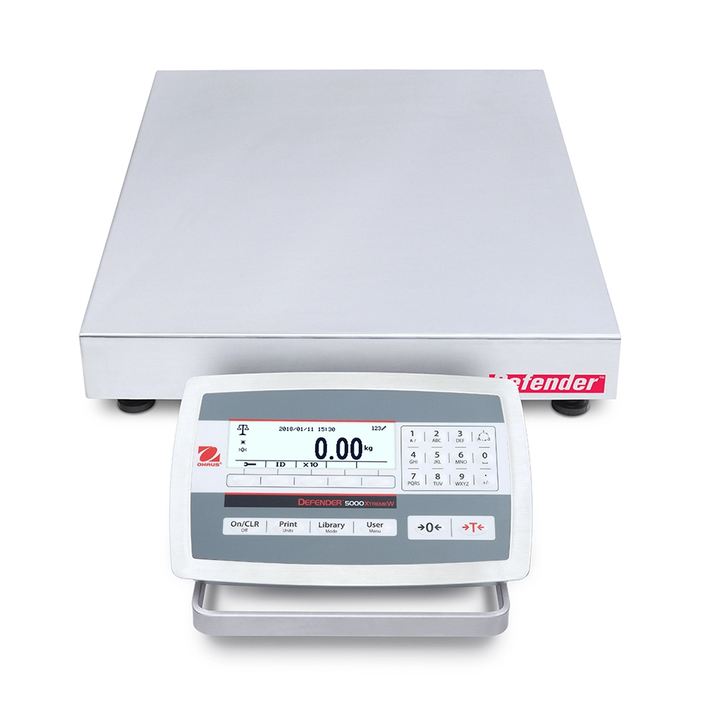 Ohaus D52XW25WQL5 Defender 5000 Low Profile, Washdown Bench Scales