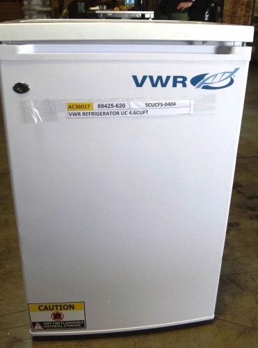 VWR REFRIG UC 4.5CUFT WH, 0 to 10, Dims 21.5&times;22.5&times;33.5