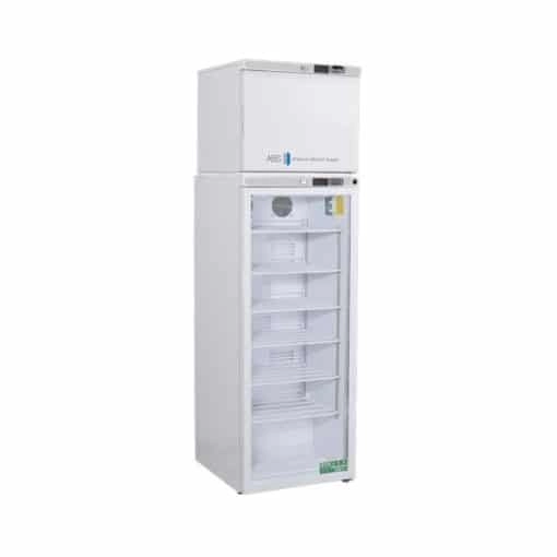 12 cu. ft. Refrigerator and Auto Defrost Freezer Combination with Glass Door Refrigerator