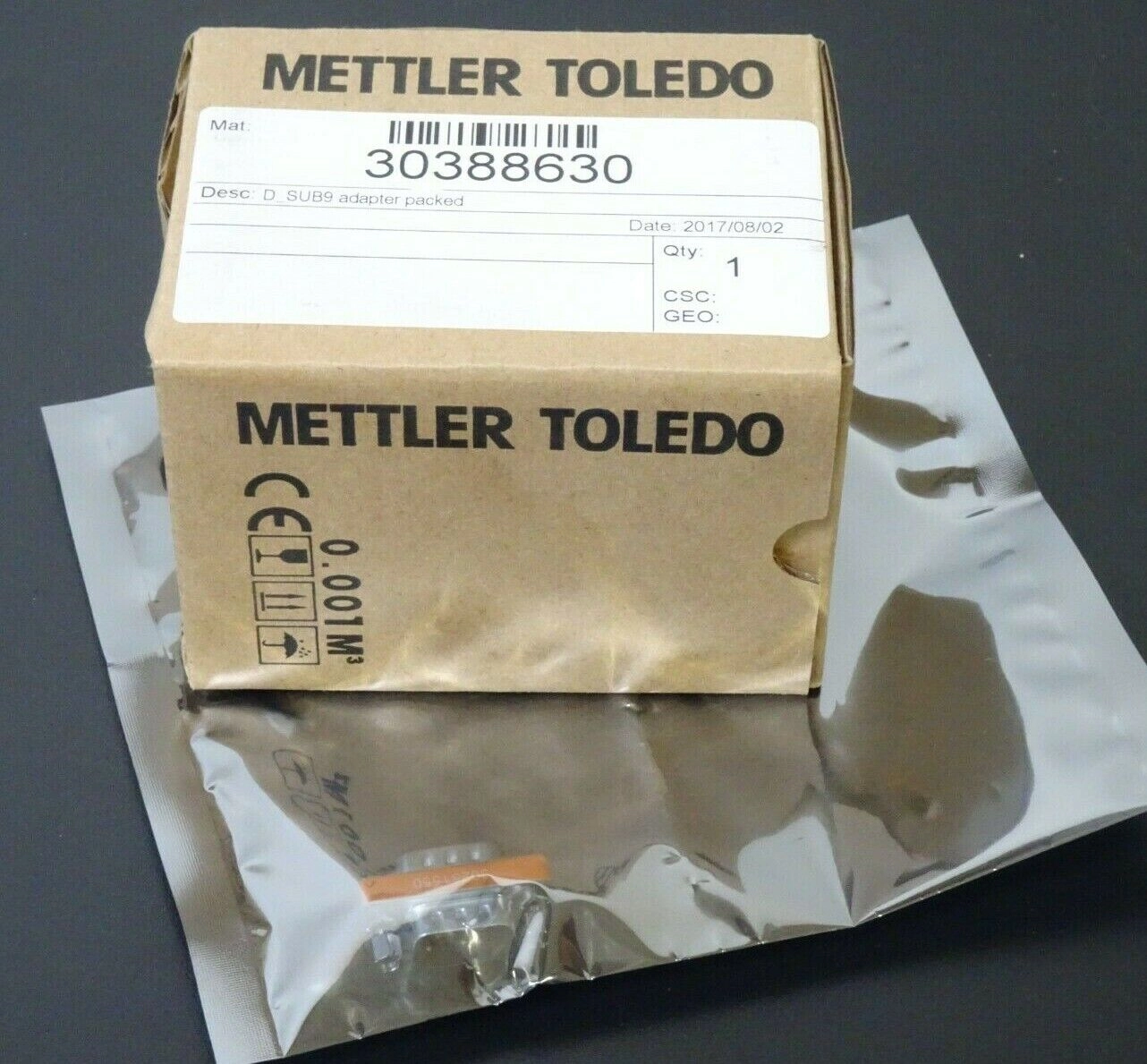 Mettler Toledo D_SUB9 Adapter Packed 30388630