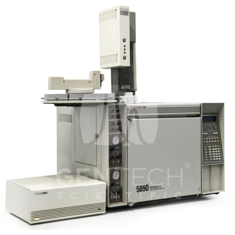 HP 5890 Series II GC with Dual S/S, Dual FID and 7673 AS 