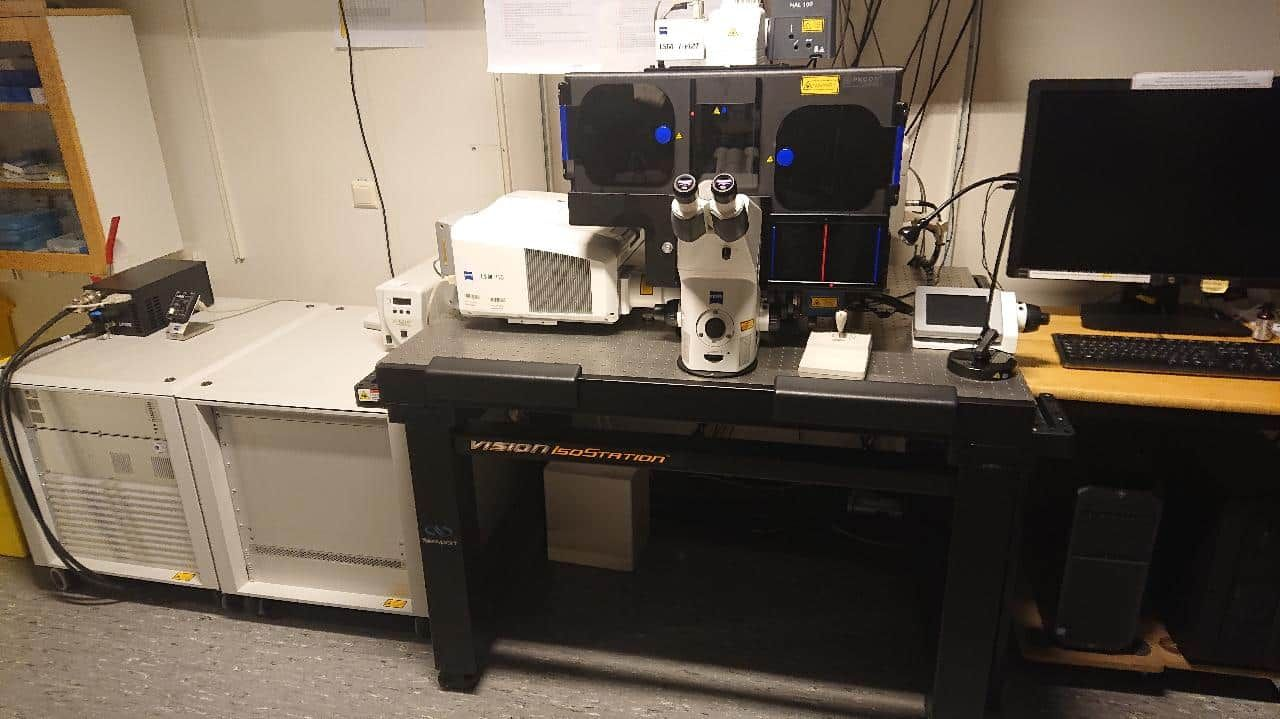 Refurbished Zeiss 710 Elyra confocal (inverted) microscope