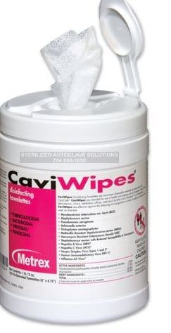 Metrex CaviWipes Disinfectant Towelettes 6″ x 6.75″ Case