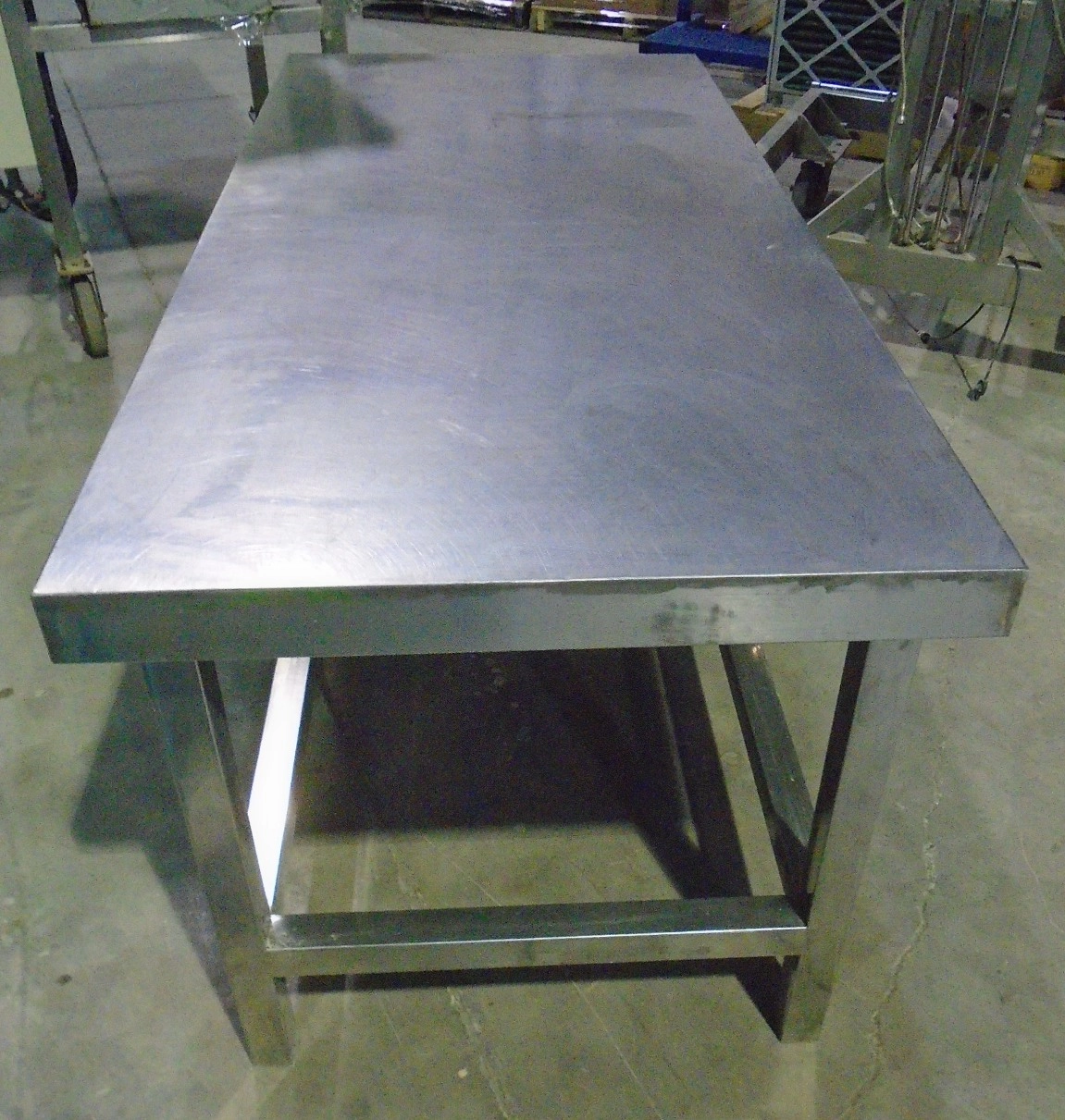 Used 72 inch Long x 32 inch Wide Stainless Steel Packing Table