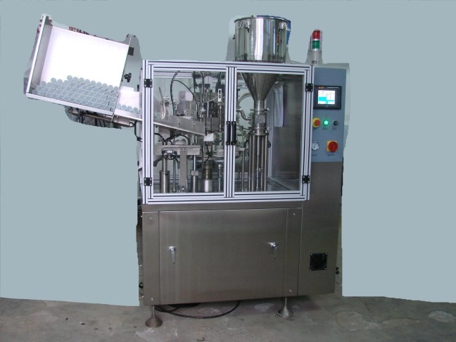 New Automatic Hot Air Plastic Tube Fill &amp; Seal Machine, Model DFS-100