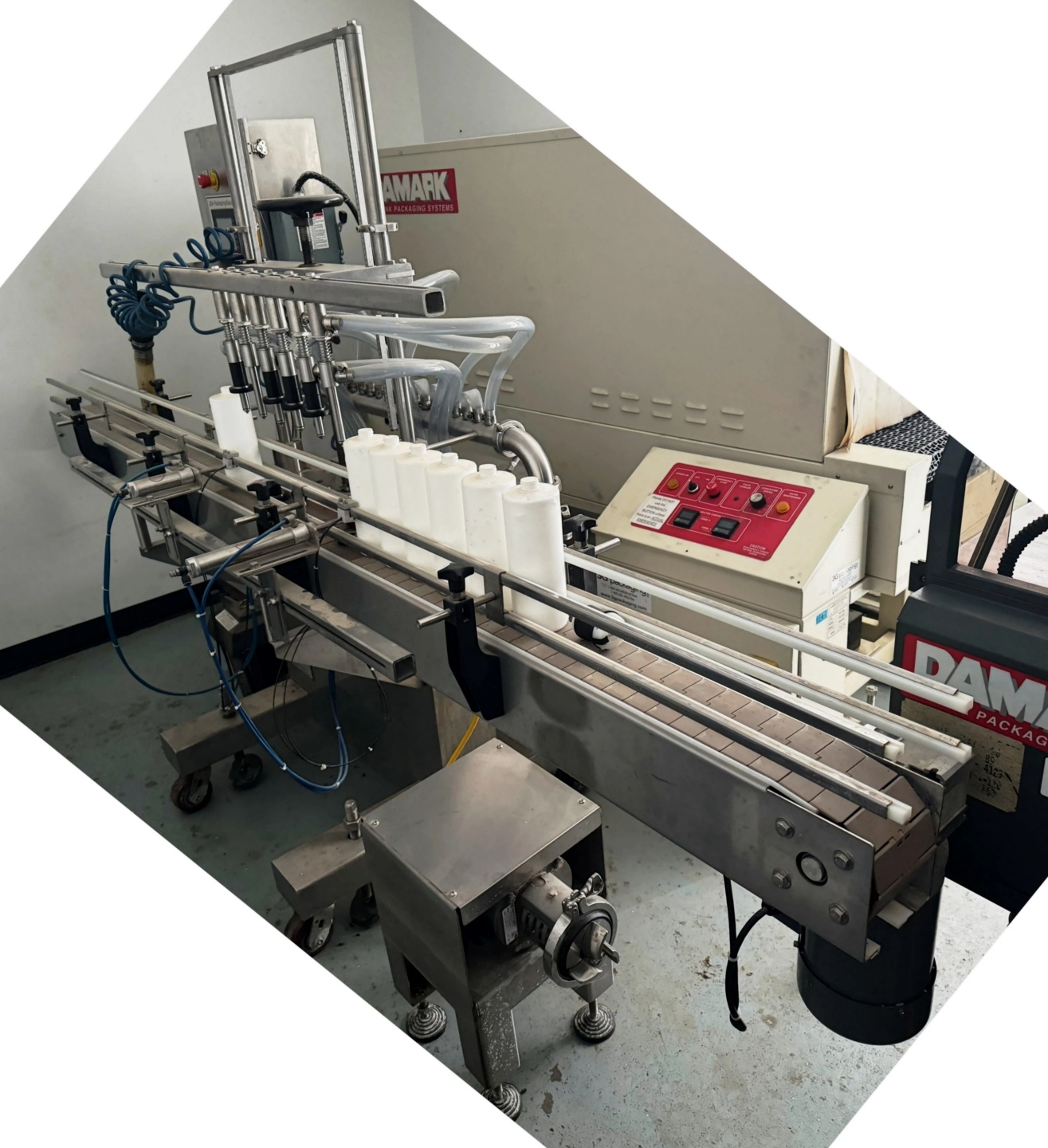 New Automatic Pressure Liquid Filler, Model PF 5000