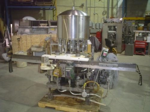 Used Horix 14 Head Rotary Vacuum Filler