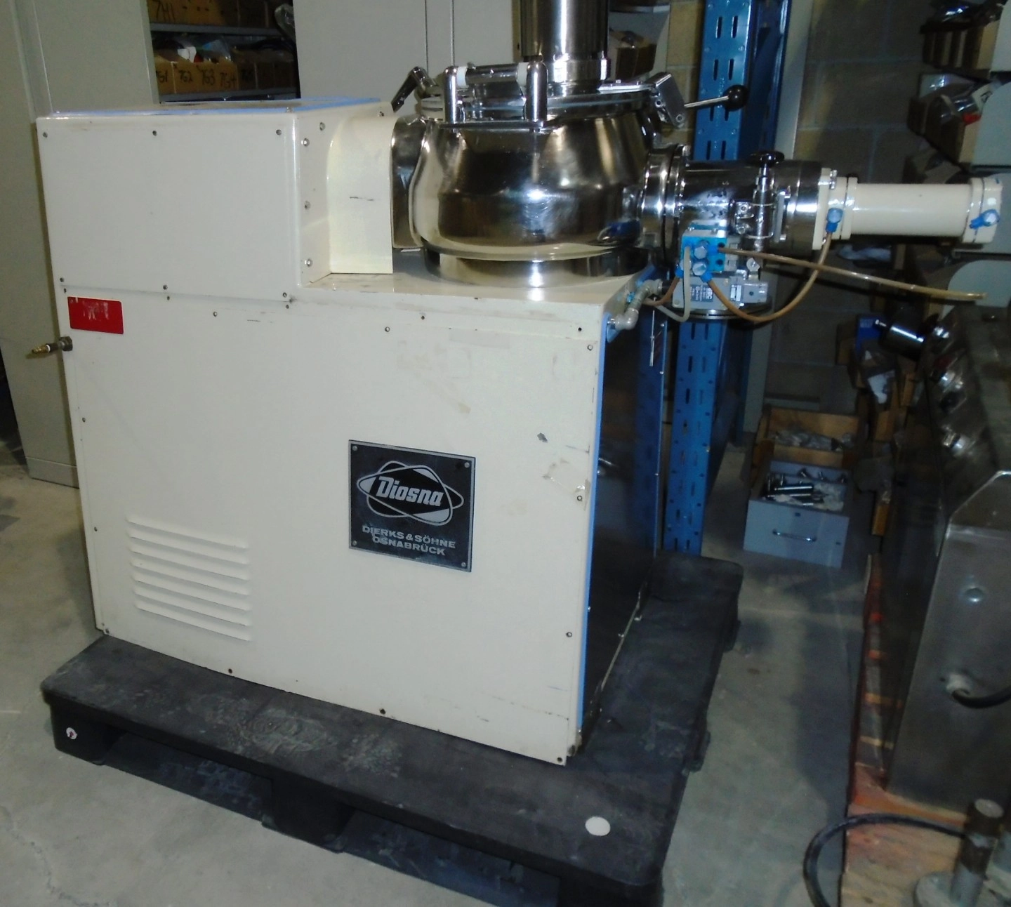 Used Diosna P25 High Shear Mixer Granulator