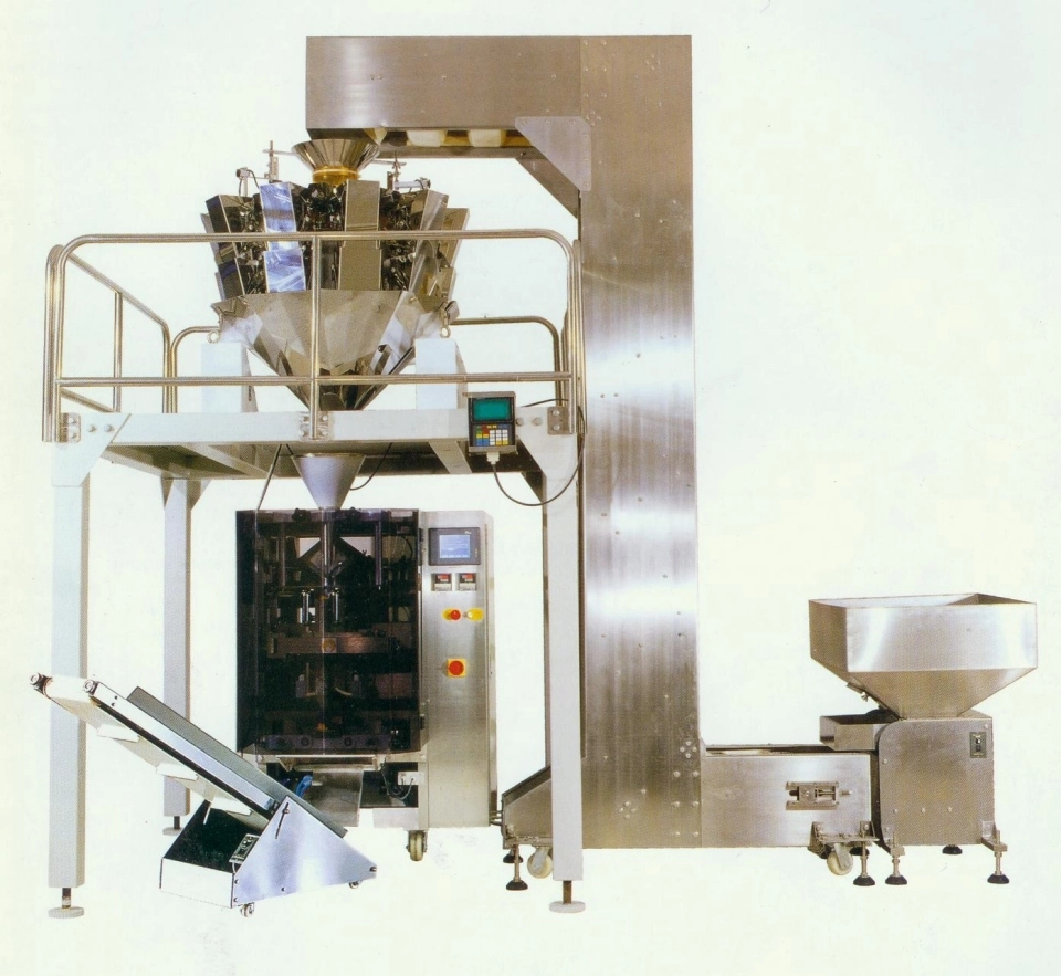 New Form Fill Seal Packing Machine with a 4 Head Scale System, Model DCK-500