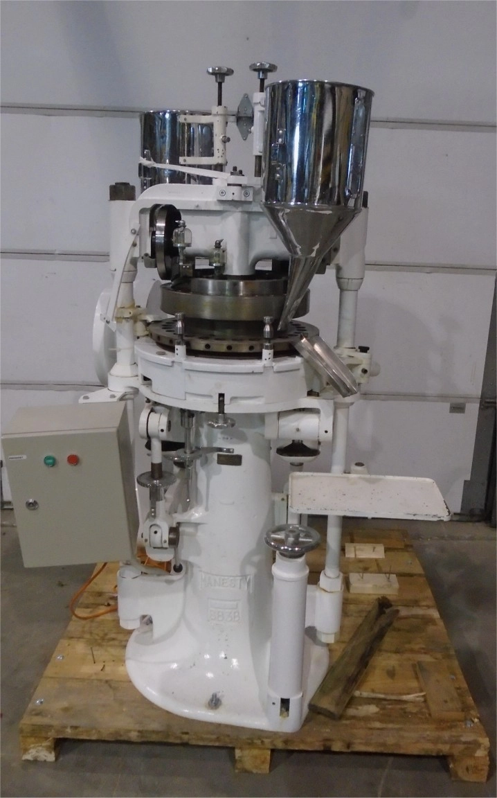 Used Manesty BB3B 27 Station Double Sided Rotary Tablet Press