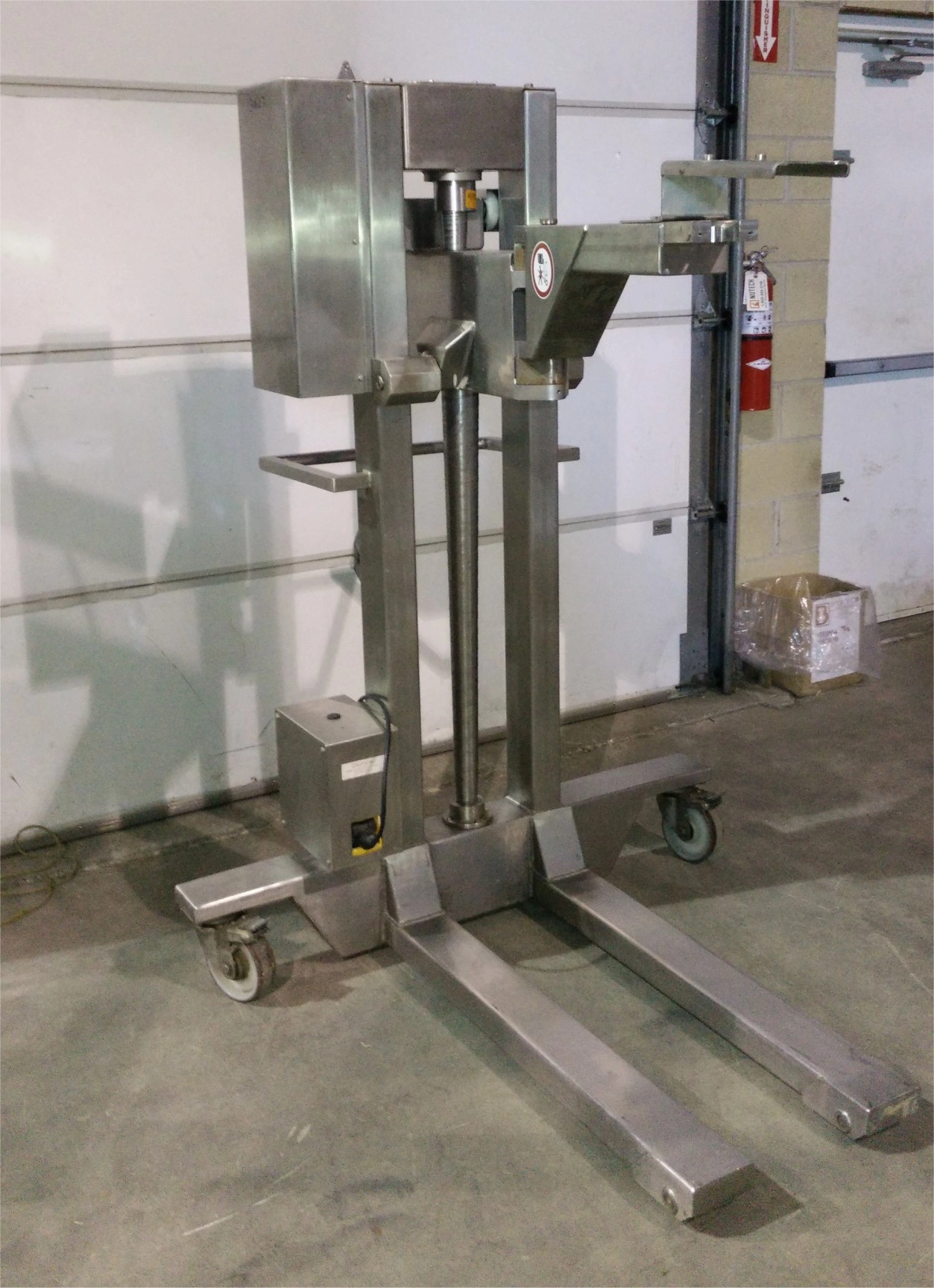Used Fette Stainless Steel Turret Lift