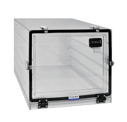 Cleatech 1400-1-V/W Series One Door Desiccator Cabinet Clear Acrylic