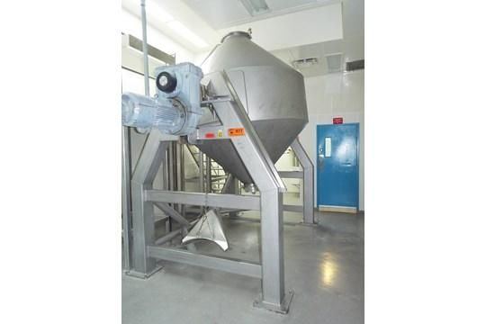 A&M Process Equipment ACB-1000 Stainless Steel Double Cone Blender