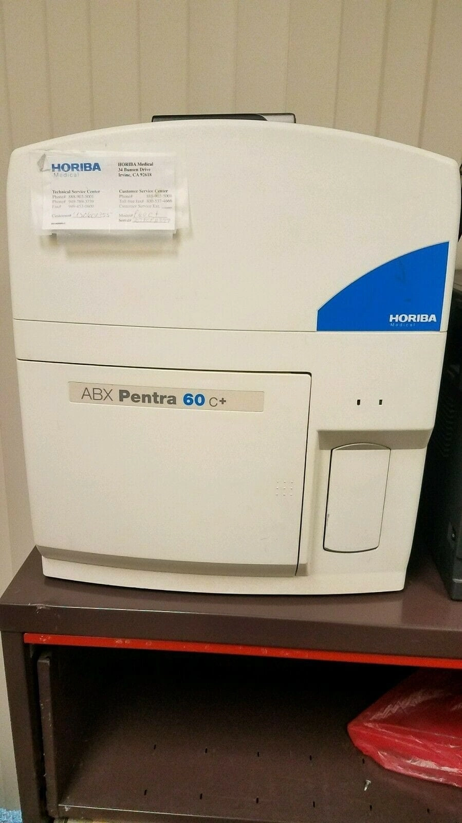 ABX Pentra 60 C+ Hematology Analyzer