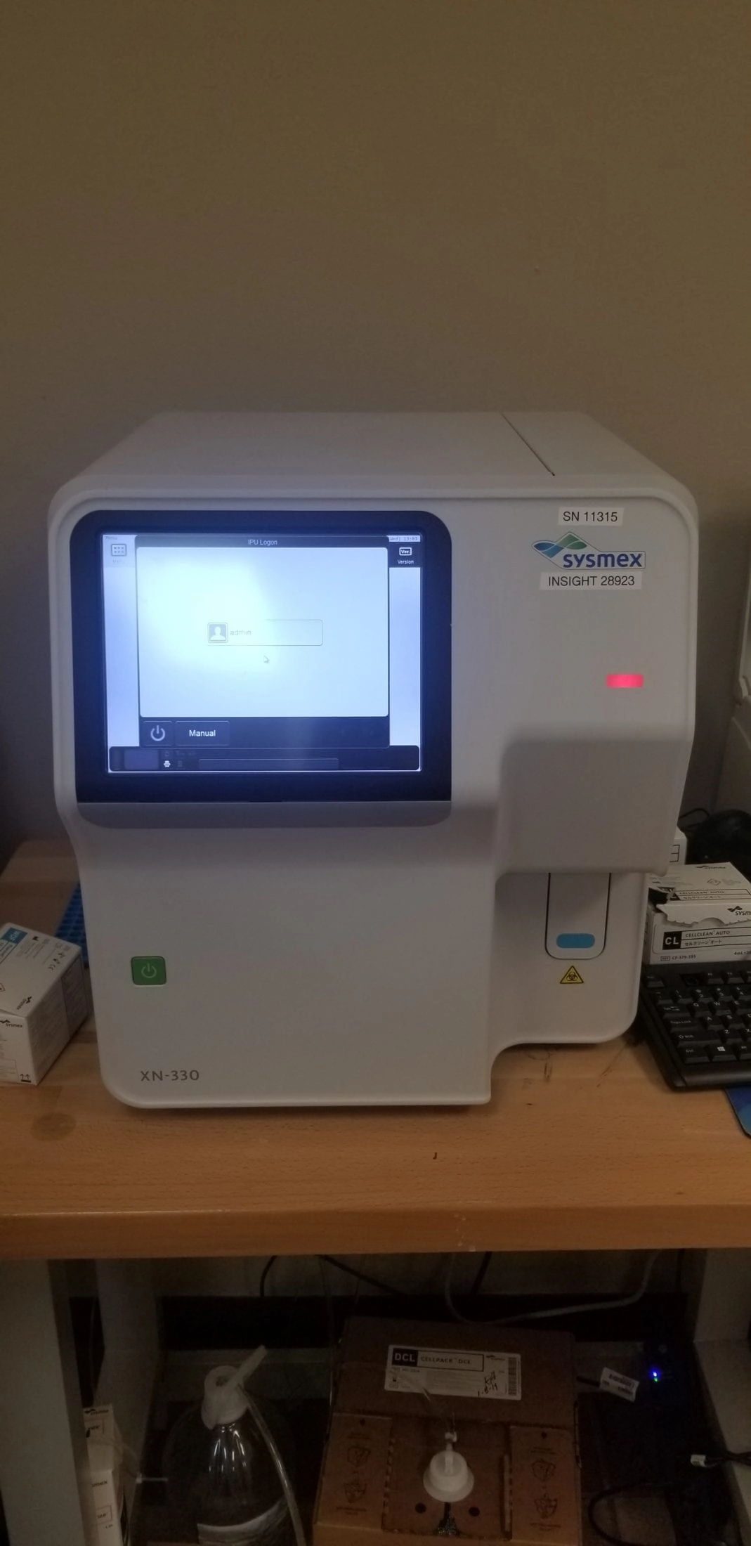 Sysmex XN-330 Hematology Analyzer