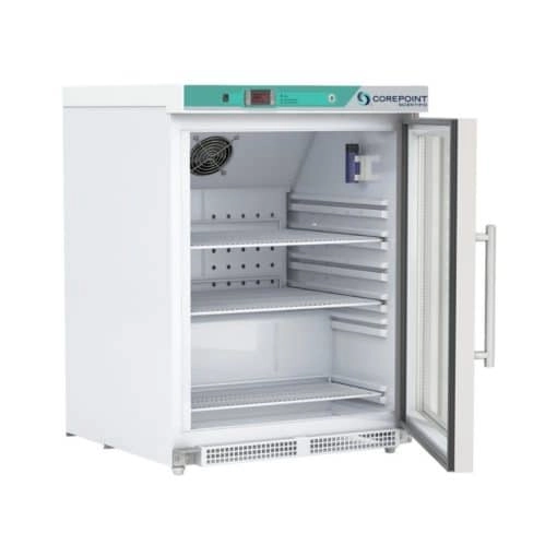 4.6 cu. ft. Corepoint Scientific&trade; White Diamond Series Undercounter Refrigerator Built-In