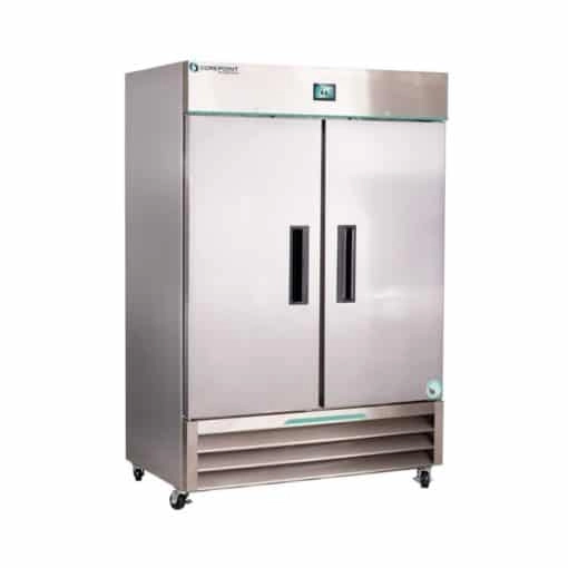 49 cu. ft. Corepoint Scientific&trade; White Diamond Series Laboratory and Medical Stainless Steel Refrigerator