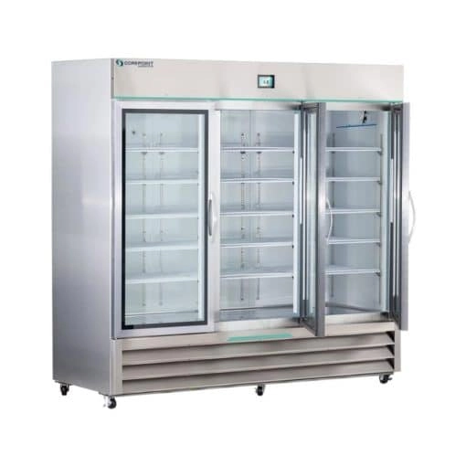 72 cu. ft. Corepoint Scientific&trade; White Diamond Series Laboratory and Medical Stainless Steel Refrigerator