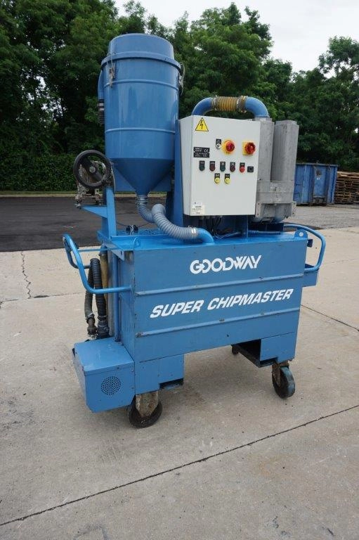 Goodway &ldquo;Super Chipmaster&rdquo; Metal Chip/Coolant Vacuum and Pump System