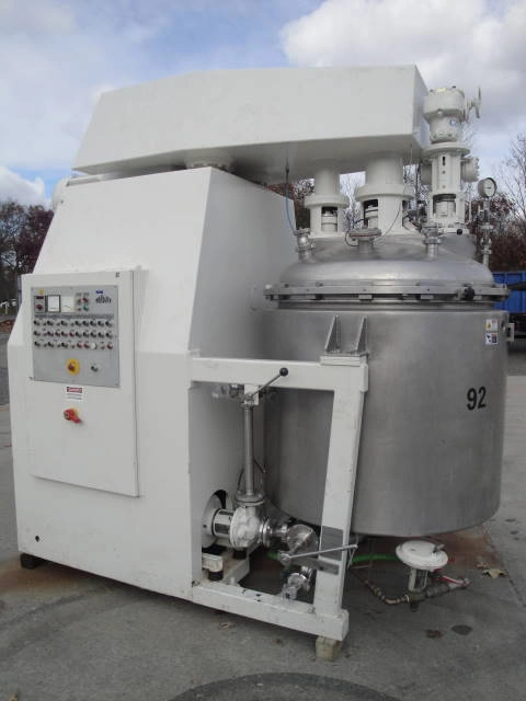 1,000 Liter Waldner Stainless Mixing-Homogenizing Vacuum Process Vessel
