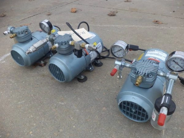 Gast 16HP Vacuum Pumps (3), Like New