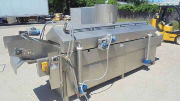 20 In. Wide Stainless Gas Fired Continuous Fry System, 15 Ft. Long
