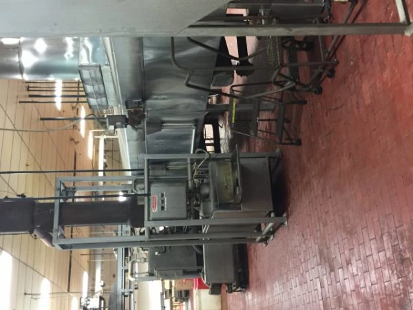 Heat &amp; Control 40 ft. Long Stainless Steel Continuous Gas Fired Fryer With Heat Exchanger