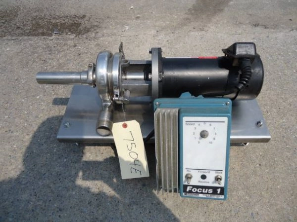1-1/2 In. X 1-1/2 In. Sanitary Centrifugal Pump, Variable Speed