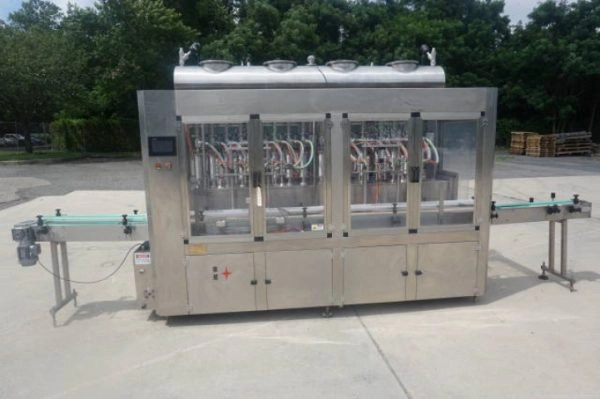 16 Piston Inline Filling Machine, 40 Oz.