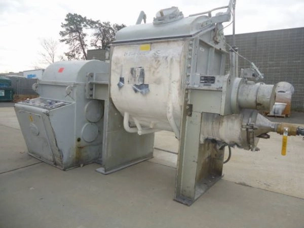 Amk 120 Gallon Double Sigma Arm Mixer-Extruder, Jacketed