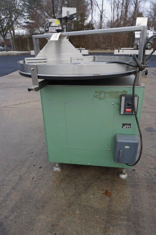 36 In. Diameter King Rotary Unscrambling/Accumulating Tables, Variable Speed
