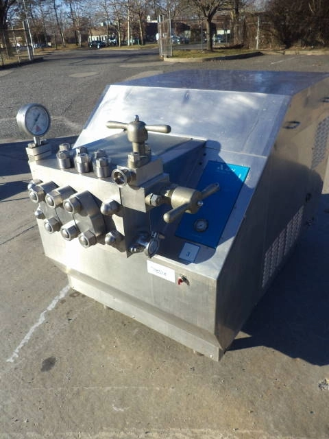 APV Gaulin MS18 two stage homogenizer, 75HP.