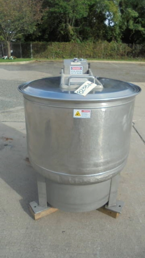 Bock FP 900 Perforated Basket Centrifuge, Stainless