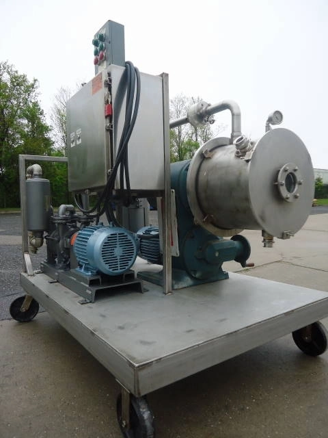 Cornell D16 Stainless Steel Sanitary Versator With Sihi Vacuum Pump &amp; Filter Explosion Proof