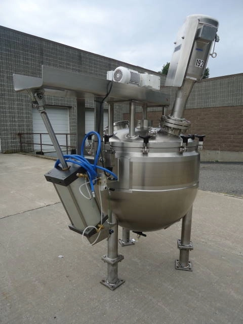 100 Gallon Lee Type 316l Ss Reactor / Kettle, Multi-Agitation