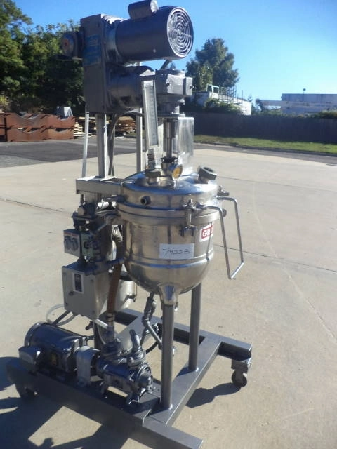 10 Gallon Groen Stainless Steel Jacketed Vacuum Kettle/Reactor, 100 PSI