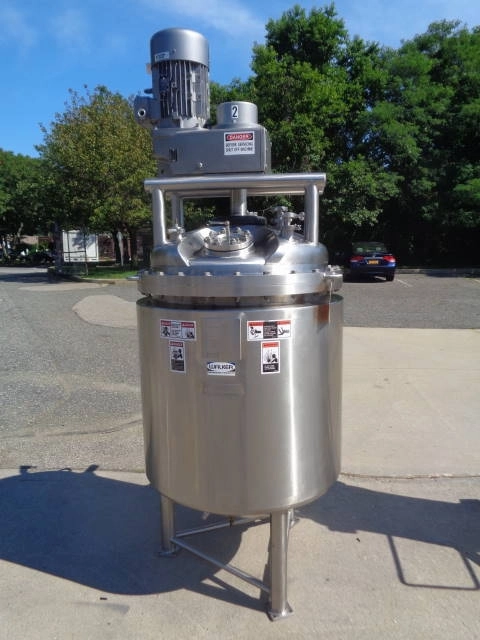 100 Gallon Walker Stainless 316L Scrape Surface Sanitary Reactor